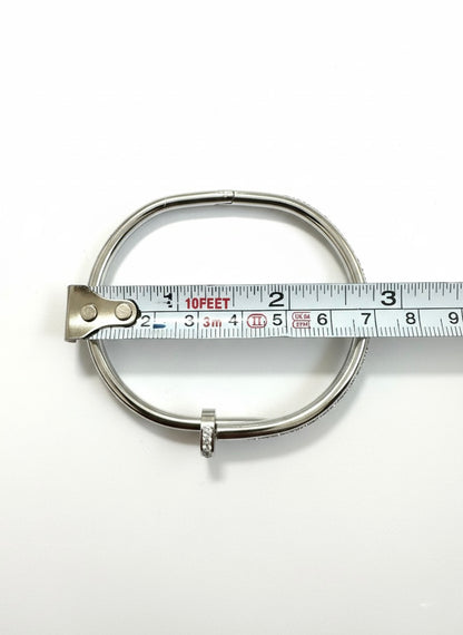 Luxury CZ Bracelet Set – Silver Finish