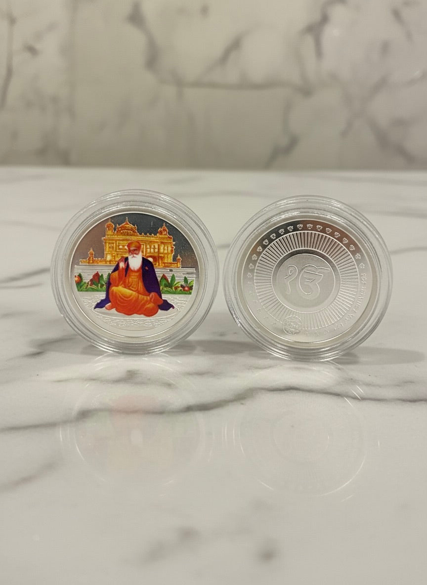 Guru Nanak Dev Ji Silver Coin – 10g Pure 999 Silver