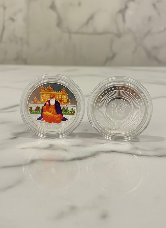 Guru Nanak Dev Ji Silver Coin – 10g Pure 999 Silver